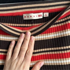 Uniqlo X Marni Merino Blend Semi Flare Knitted Pants (MARNI)Size M